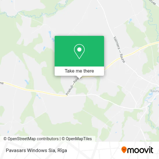 Pavasars Windows Sia map