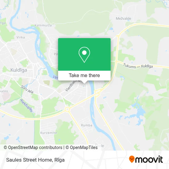 Saules Street Home map