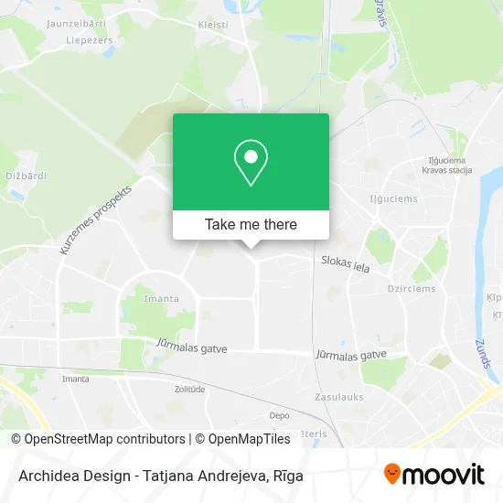 Archidea Design - Tatjana Andrejeva map