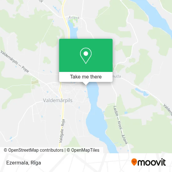 Ezermala map