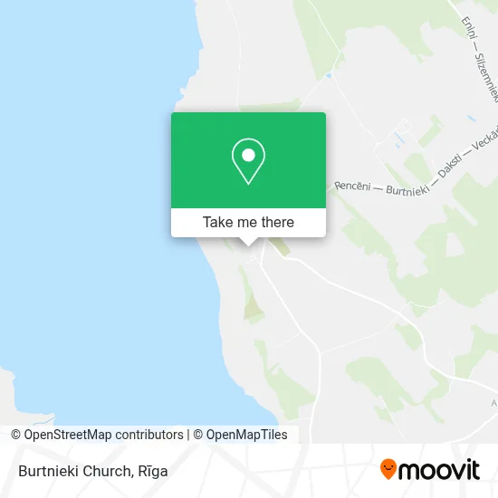 Burtnieki Church map