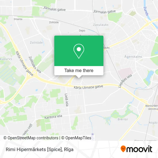 Rimi Hipermārkets [Spice] map