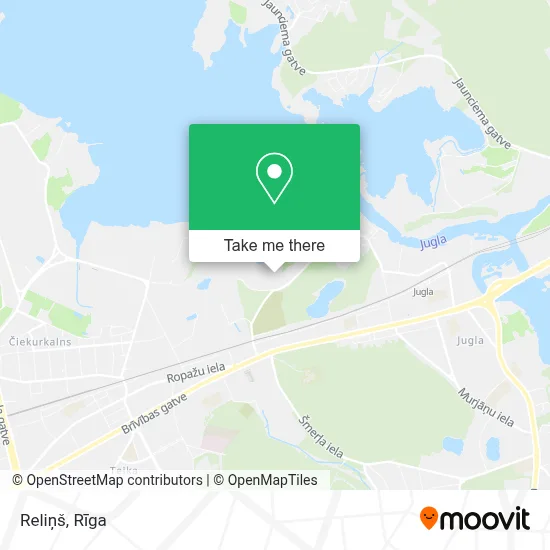 Reliņš map