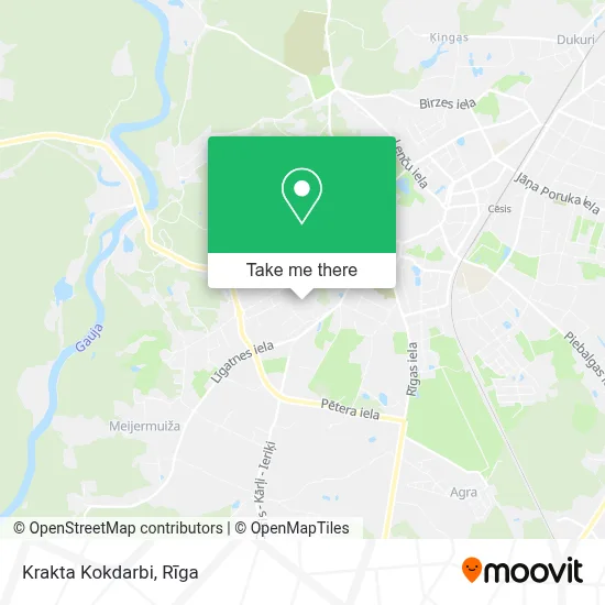 Krakta Kokdarbi map