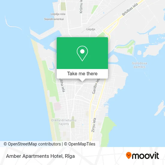 Amber Apartments Hotel map