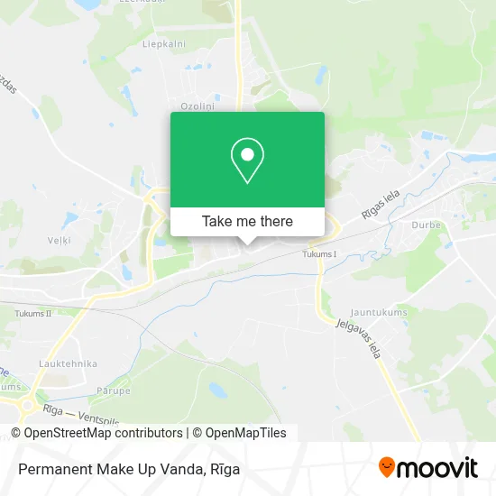 Permanent Make Up Vanda map
