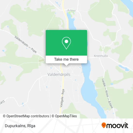 Dupurkalns map