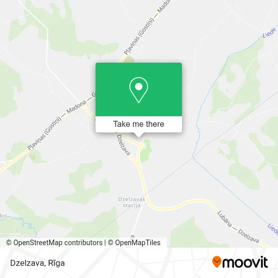 Dzelzava map
