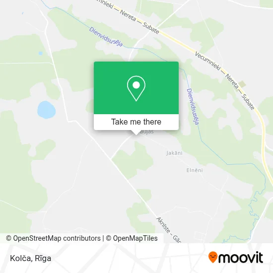 Kolča map