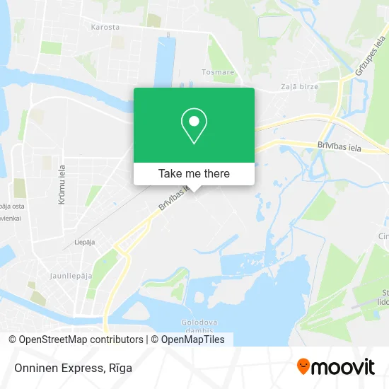 Onninen Express map