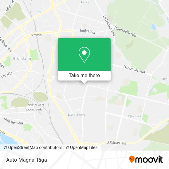 Auto Magna map