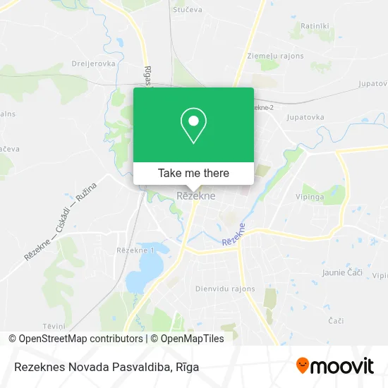 Rezeknes Novada Pasvaldiba map