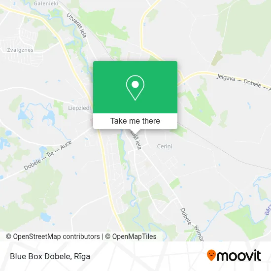 Blue Box Dobele map