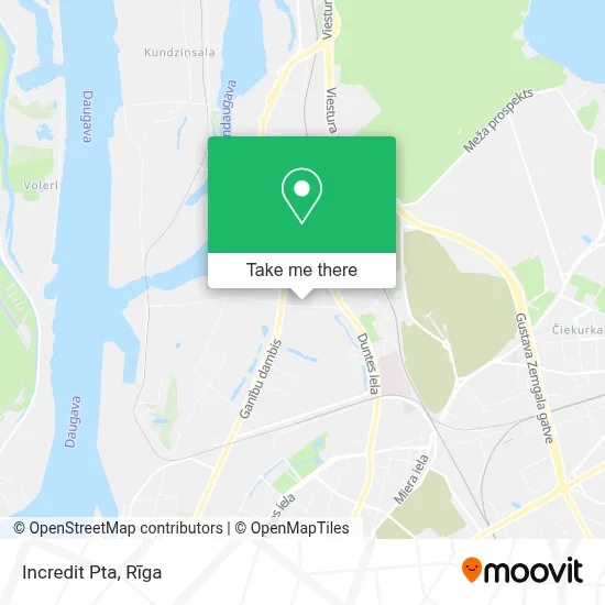 Incredit Pta map
