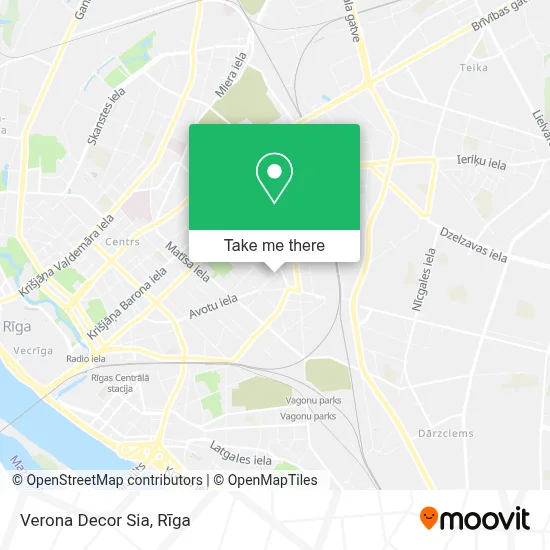 Verona Decor Sia map