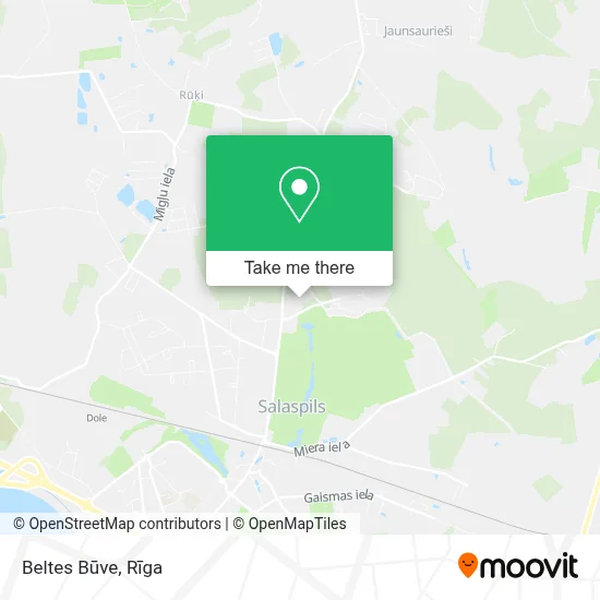 Beltes Būve map