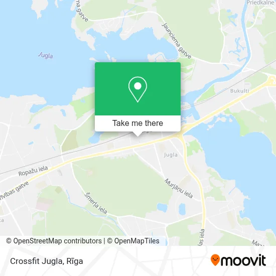 Crossfit Jugla map