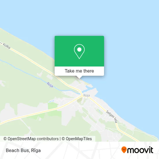 Beach Bus map