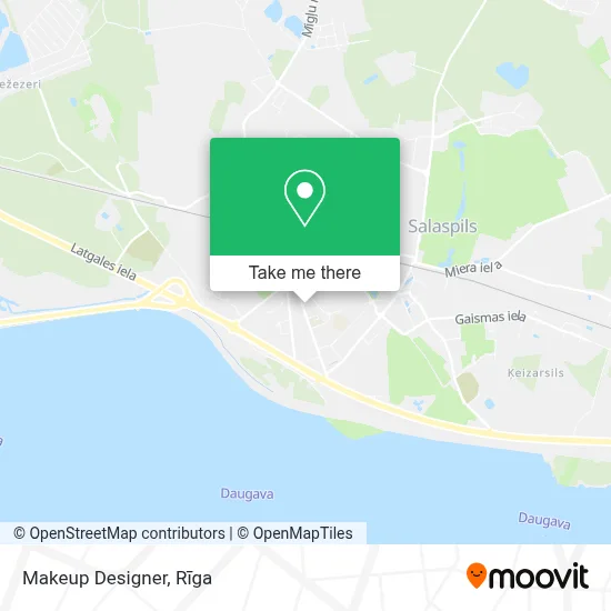 Makeup Designer map
