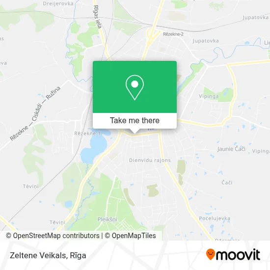 Zeltene Veikals map