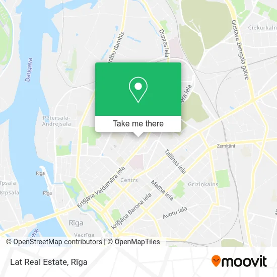 Lat Real Estate map