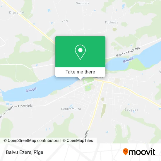 Balvu Ezers map