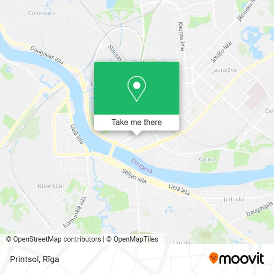 Printsol map