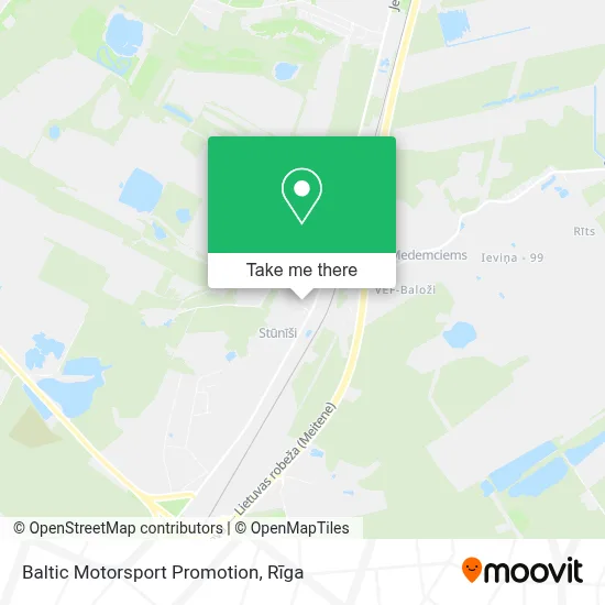 Baltic Motorsport Promotion map