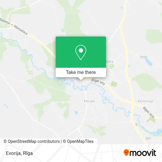 Evorija map