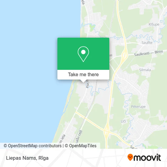 Liepas Nams map