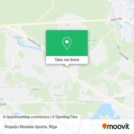 Ropažu Novada Sports map