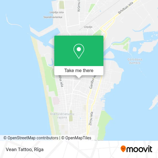 Vean Tattoo map
