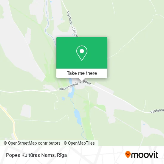 Popes Kultūras Nams map