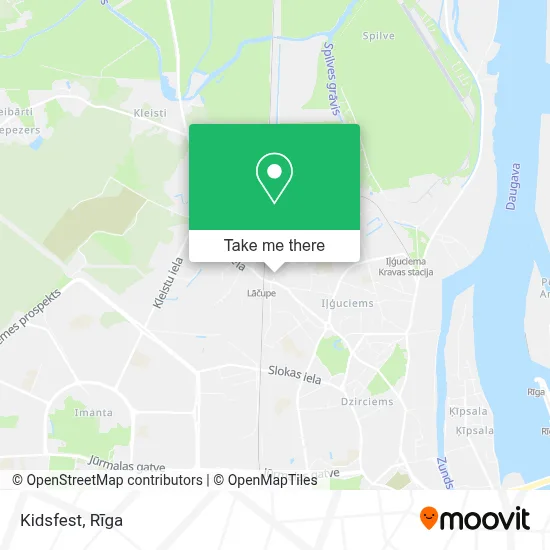 Kidsfest map