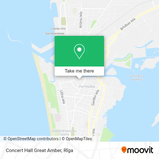 Concert Hall Great Amber map