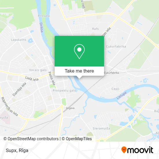 Supx map