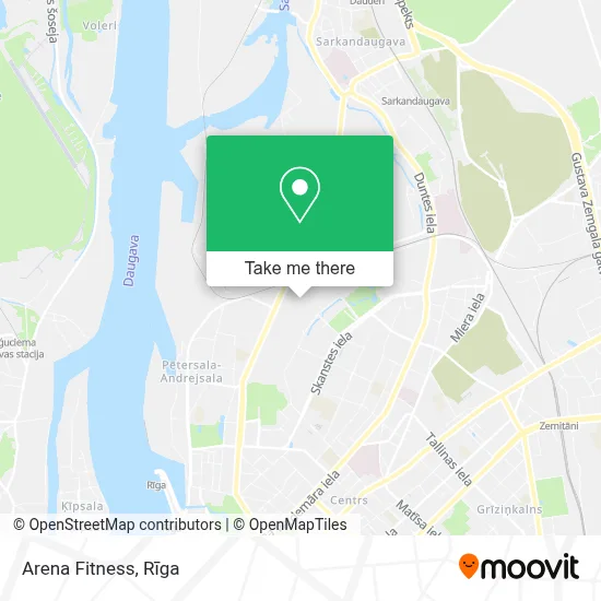 Arena Fitness map