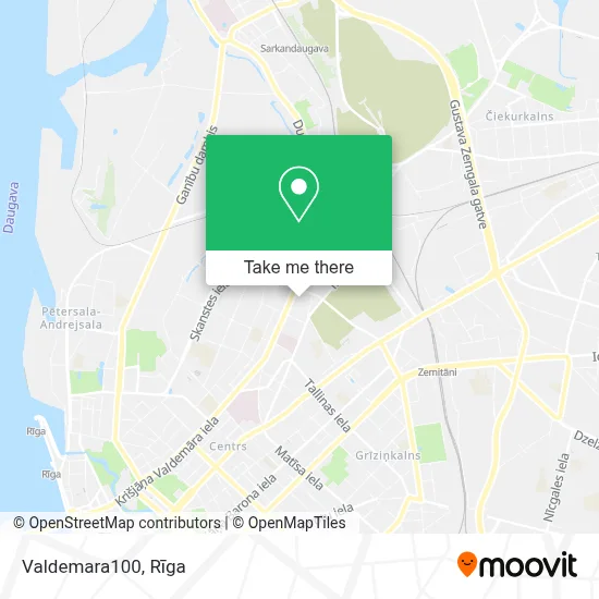 Valdemara100 map