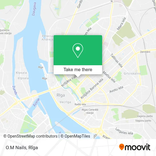 O.M Nails map