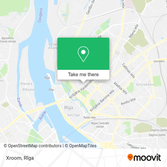 Xroom map