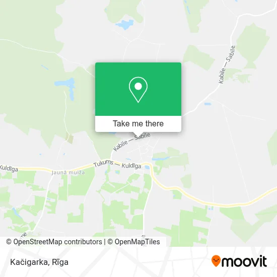 Kačigarka map