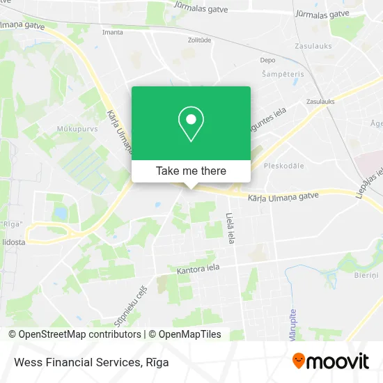 Wess Financial Services map