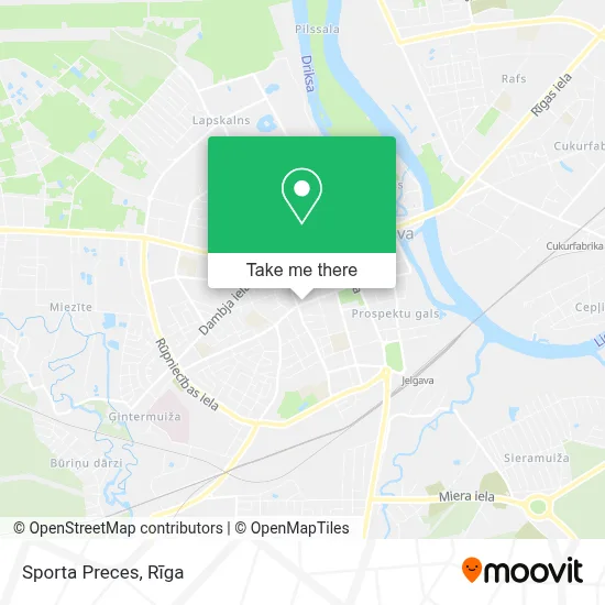 Sporta Preces map