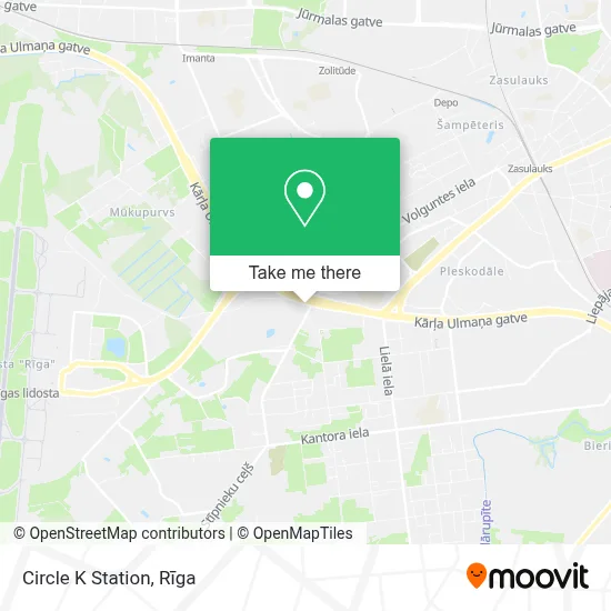 Circle K Station map