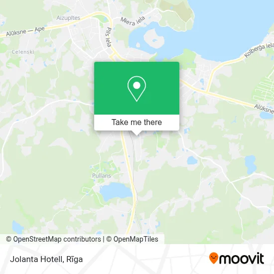 Jolanta Hotell map