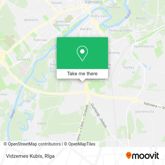 Vidzemes Kubls map