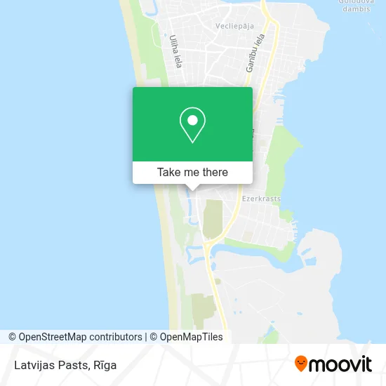 Latvijas Pasts map