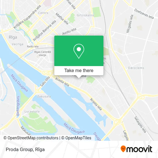 Proda Group map