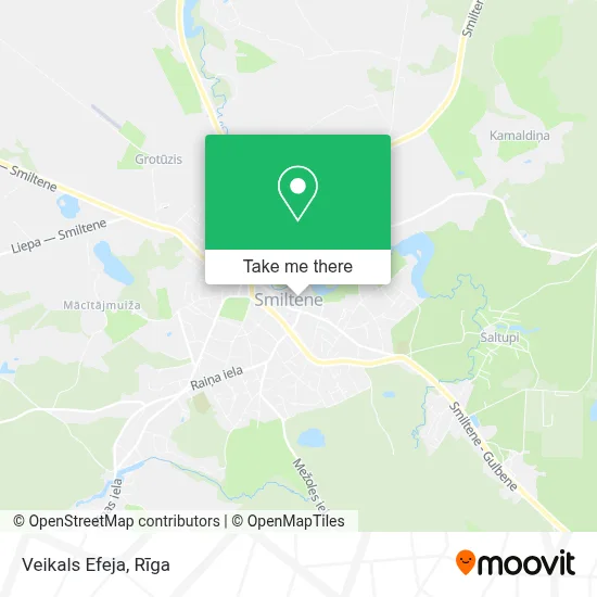 Veikals Efeja map