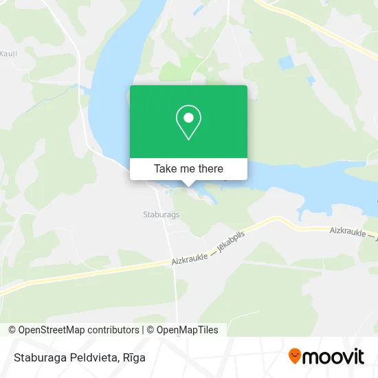 Staburaga Peldvieta map